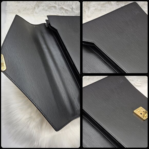 Louis Vuitton Black Epi Briefcase - Picture 13 of 17